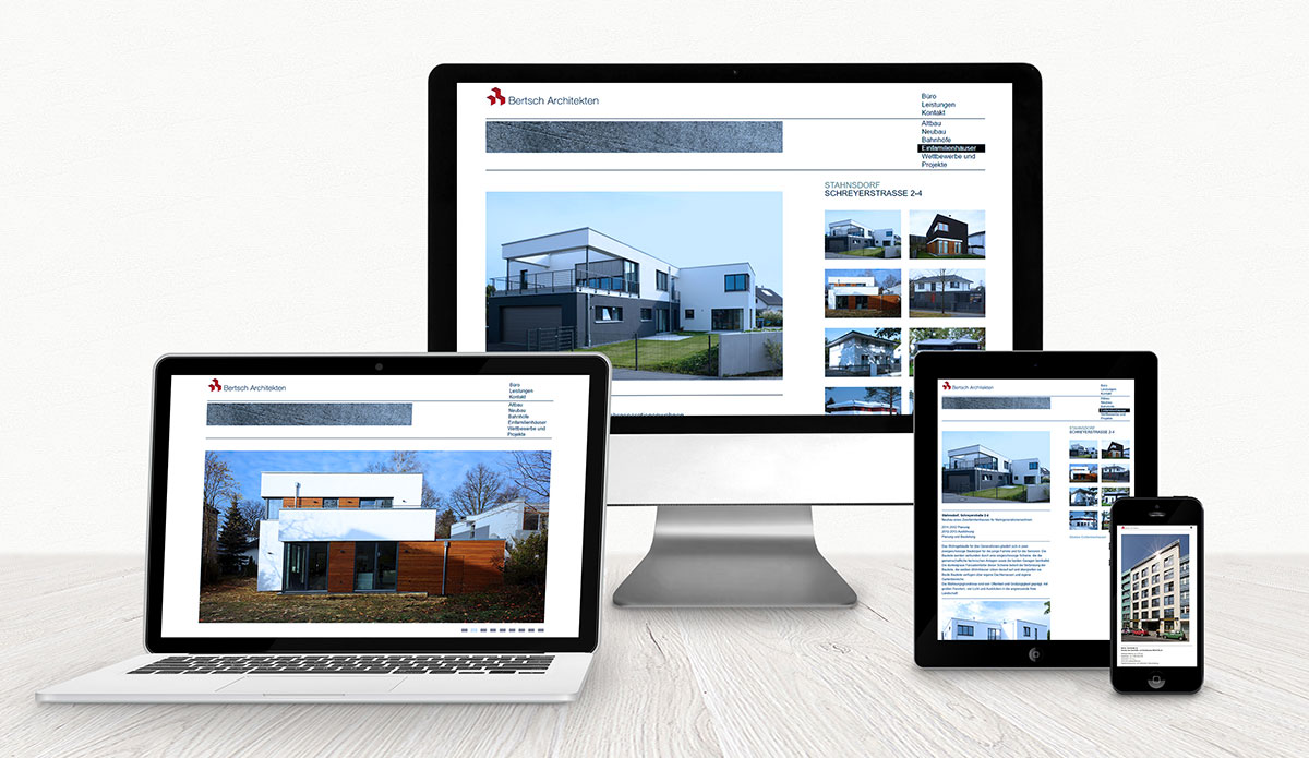 Bertsch Architekten alle Geräte Website Referenz XMouse