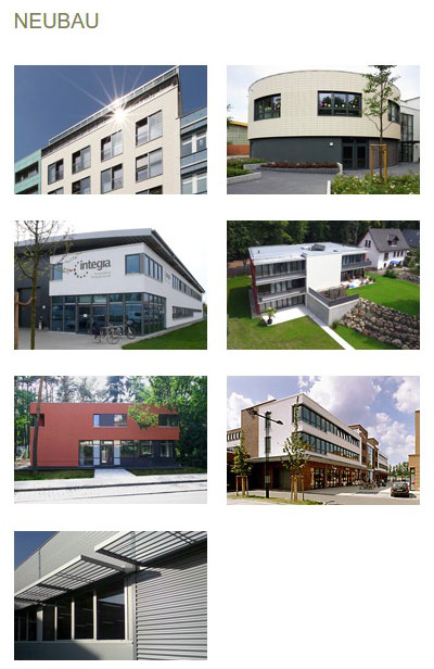Bertsch Architekten Unternavigation Website Referenz XMouse